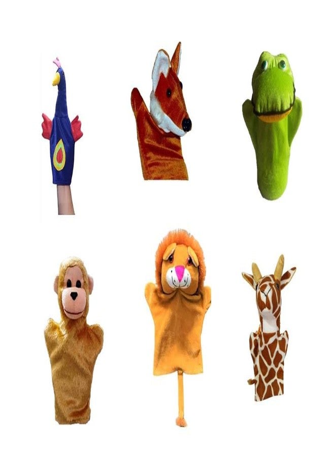 VARUSH Wild Animals & Birds Storytelling Hand Puppets, Hand Puppets for Kid's Learning Playing | Gift for Kids Hand Puppet Birds and Animals | Educational Storytelling Toys for Learning (25 pcs Set) - Image 2